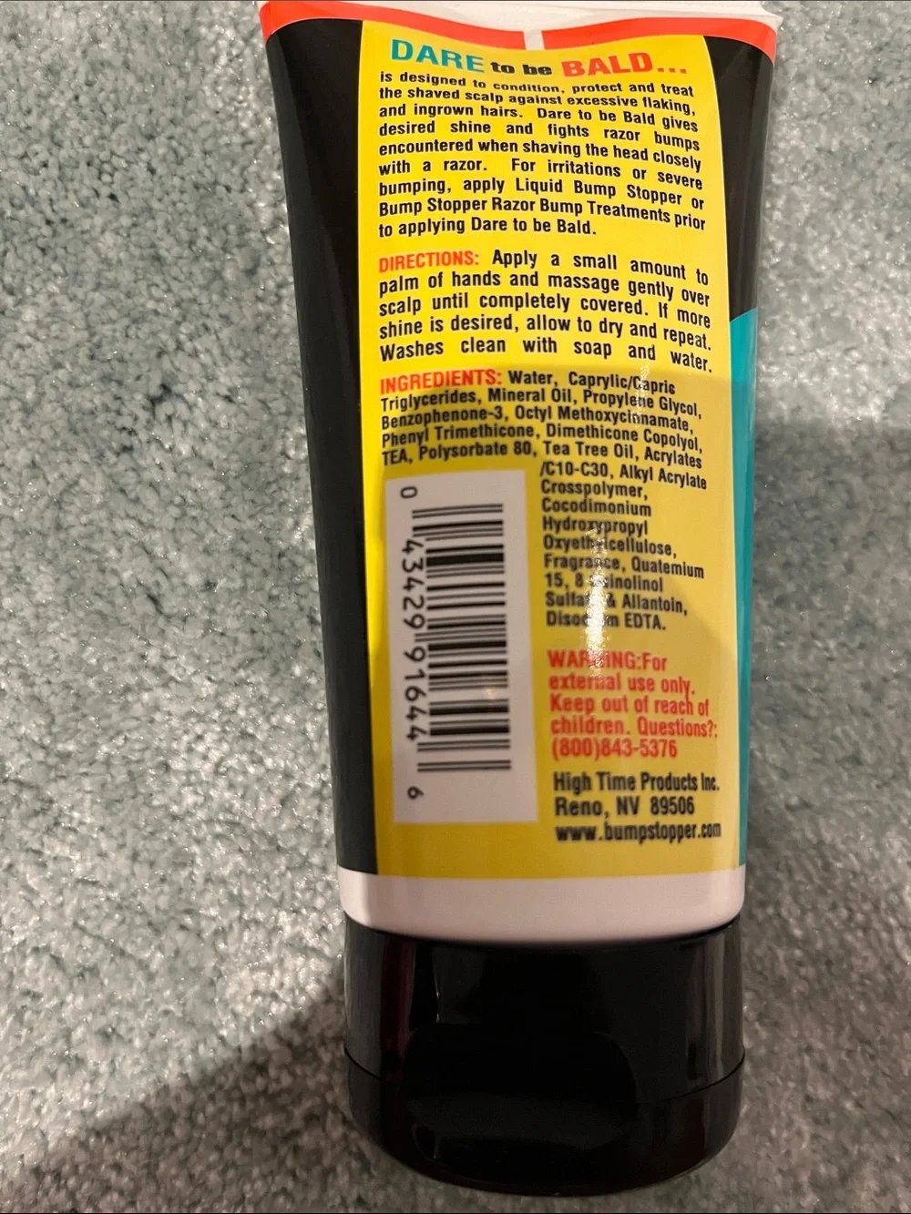 One High Time Dare to be Bald High Sheen Moisturizing Scalp Lotion - 4.75 oz